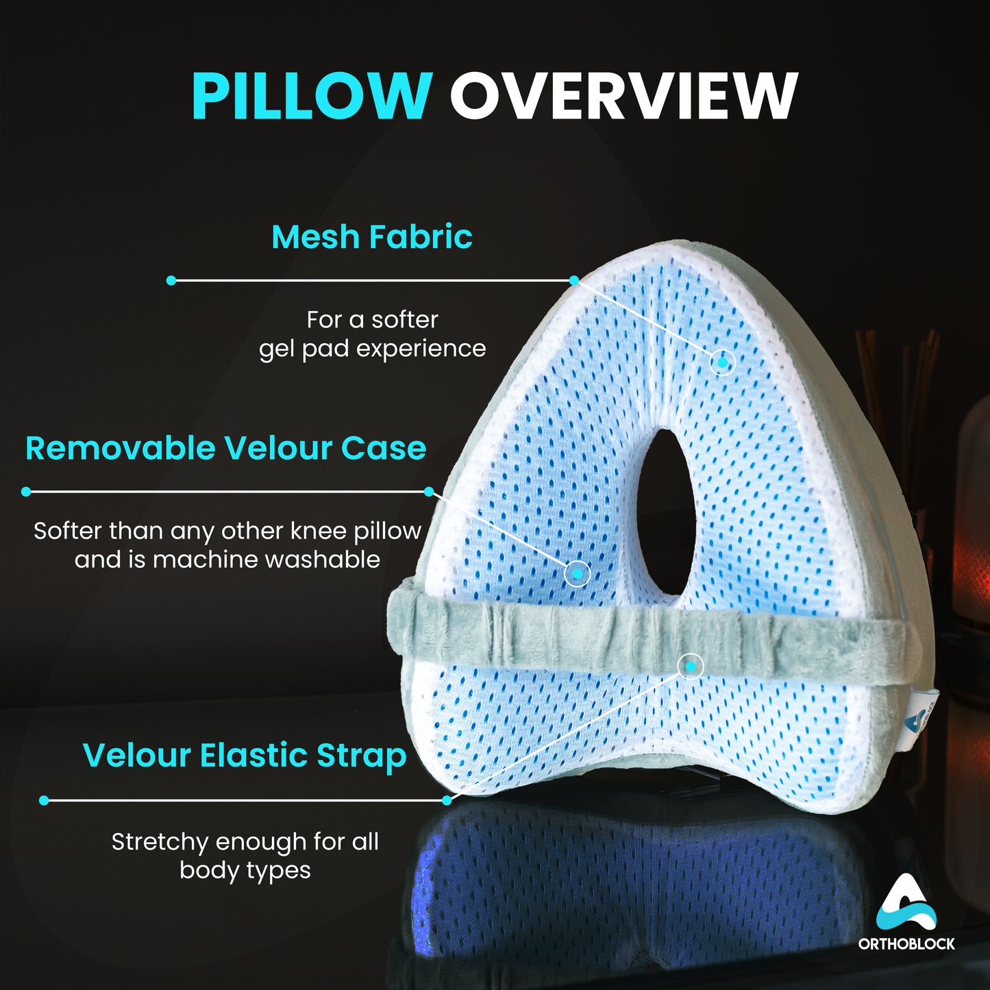 Knee Pillow - The Ultimate Side Sleeper Pillow
