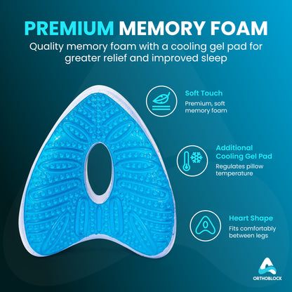 Knee Pillow - The Ultimate Side Sleeper Pillow